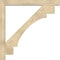 Ekena Millwork Merced Block Rough Sawn Bracket w/ Offset Brace, Douglas Fir, 6"W x 48"D x 48"H BKT0604X48X48MRC05RDF - alternate 4